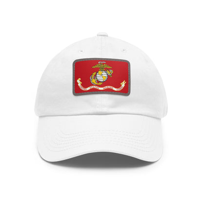 US Marine Corps Leather Patch Hat