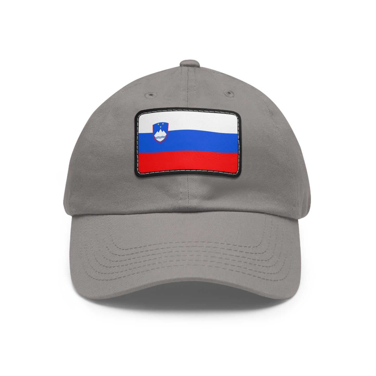 Slovenia Leather Patch Hat