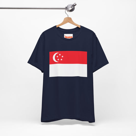 Singapore Flag on T-shirt