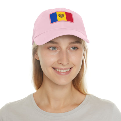 Moldova Leather Patch Hat