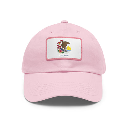 Illinois Leather Patch Hat
