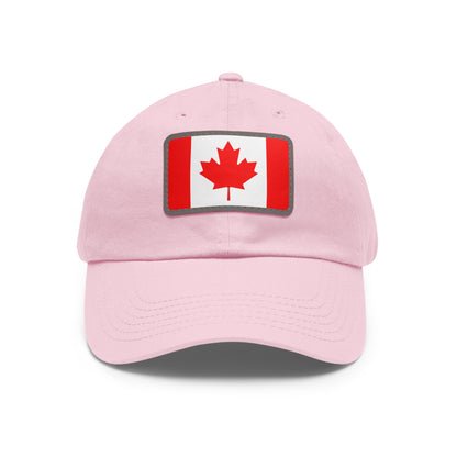 Canada Leather Patch Hat