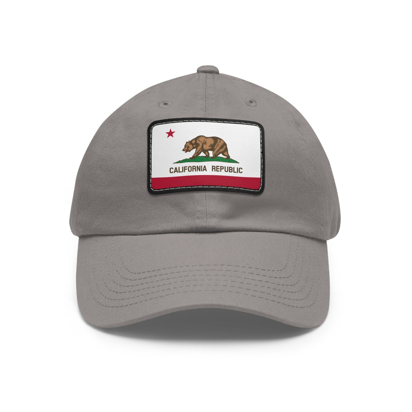California Leather Patch Hat