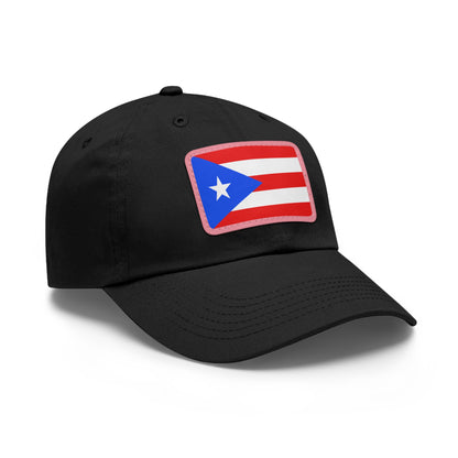 Puerto Rico Leather Patch Hat