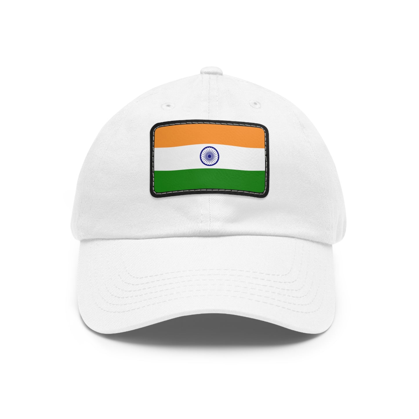 India Leather Patch Hat