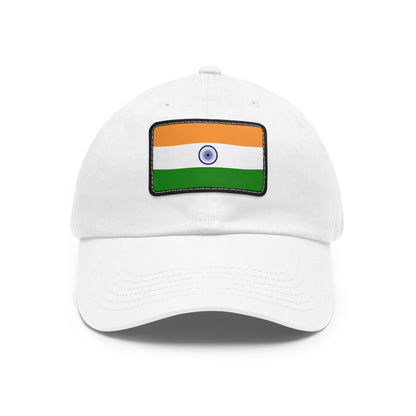 India Leather Patch Hat