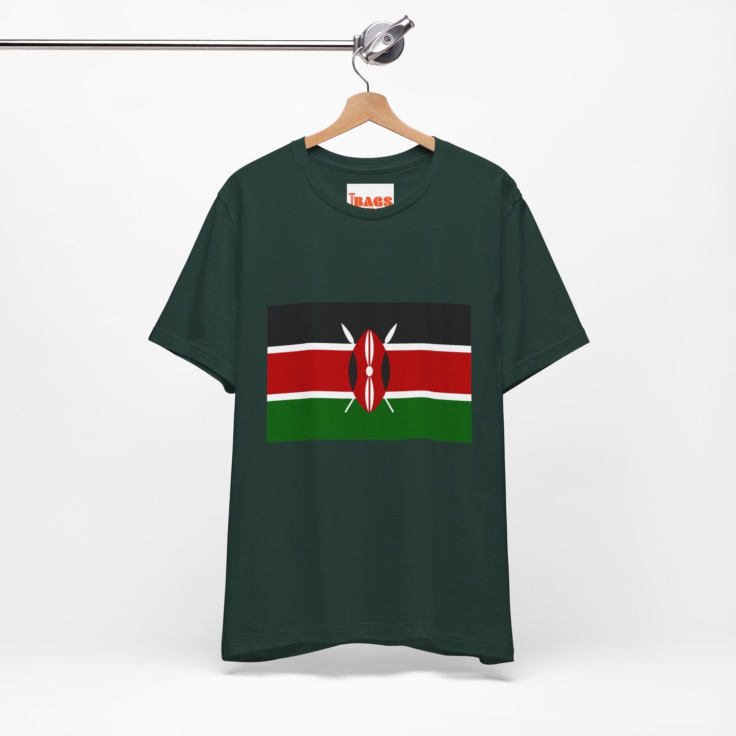 Kenya Flag on T-shirt