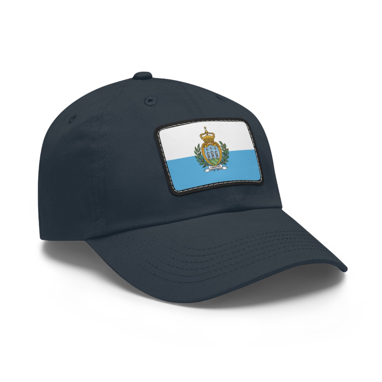 San Marino Leather Patch Hat