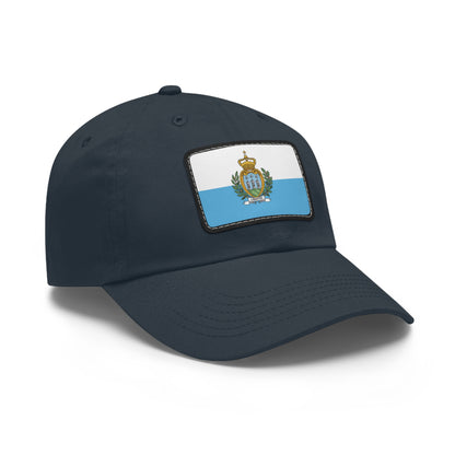 San Marino Leather Patch Hat