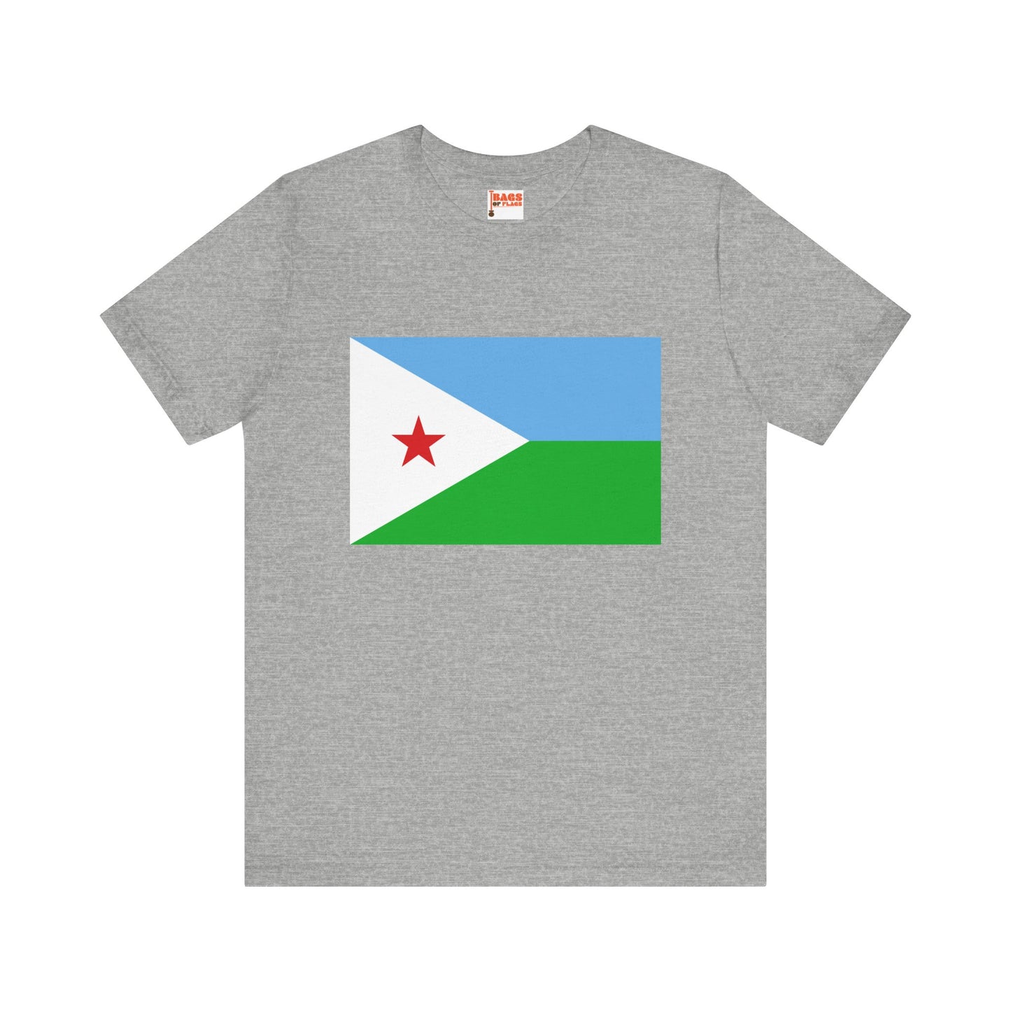 Djibouti Flag on T-shirt