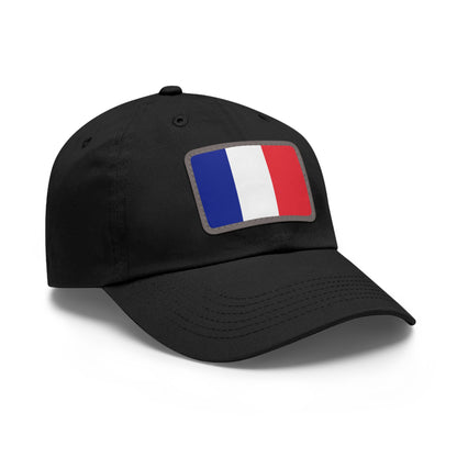 France Leather Patch Hat