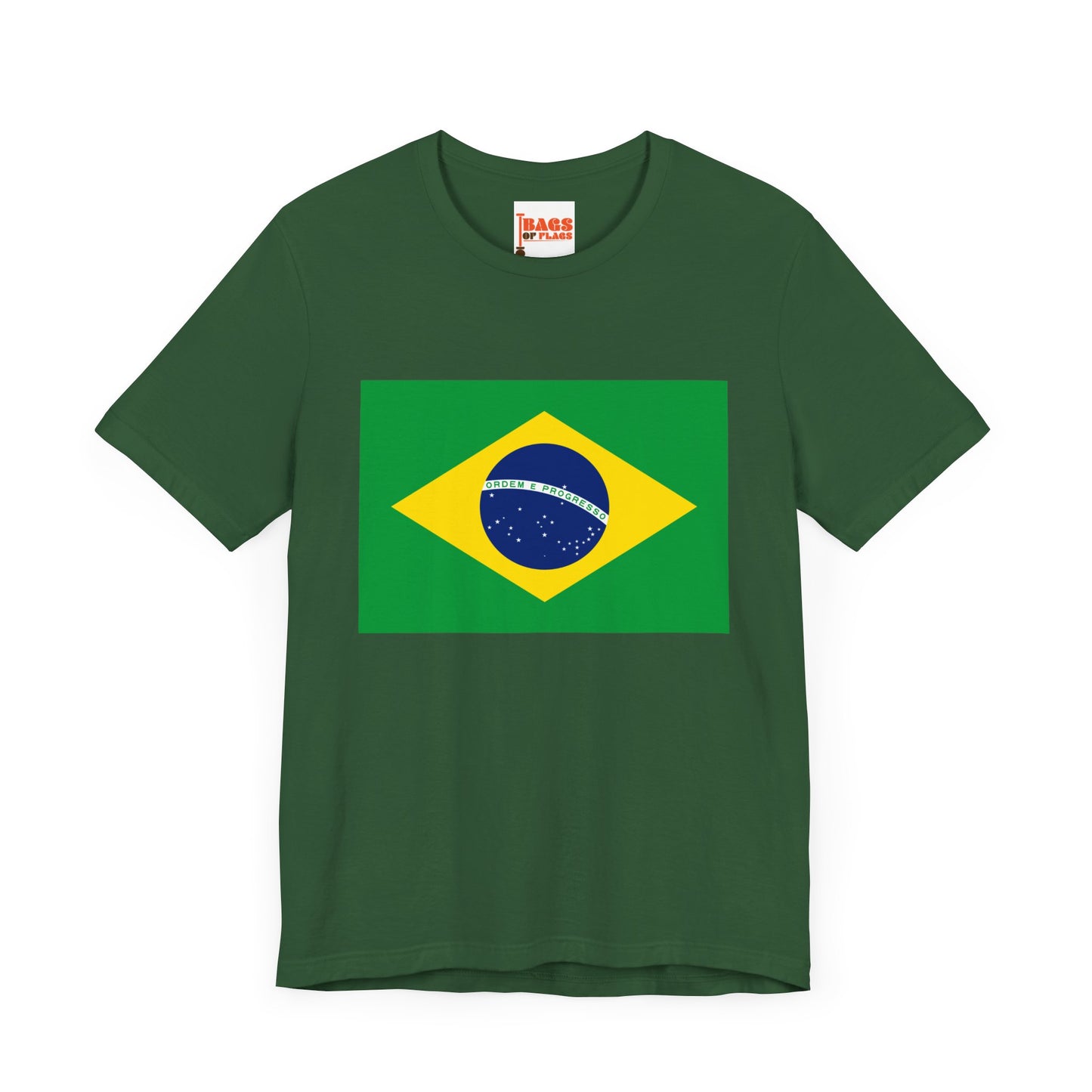 Brazil Flag on T-shirt