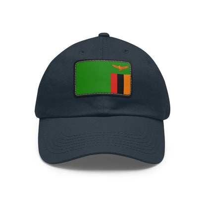 Zambia Leather Patch Hat