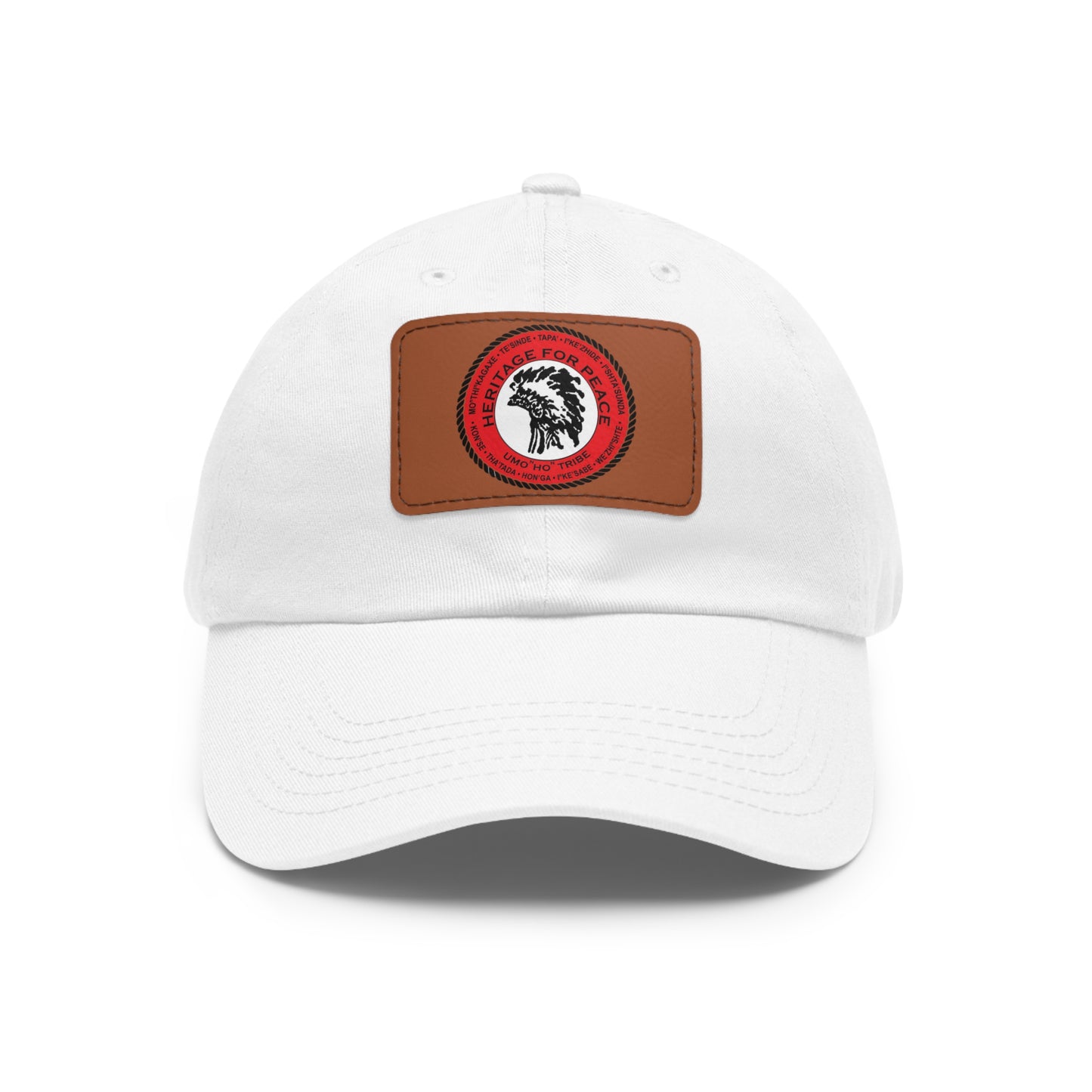 Omaha People Leather Patch Hat
