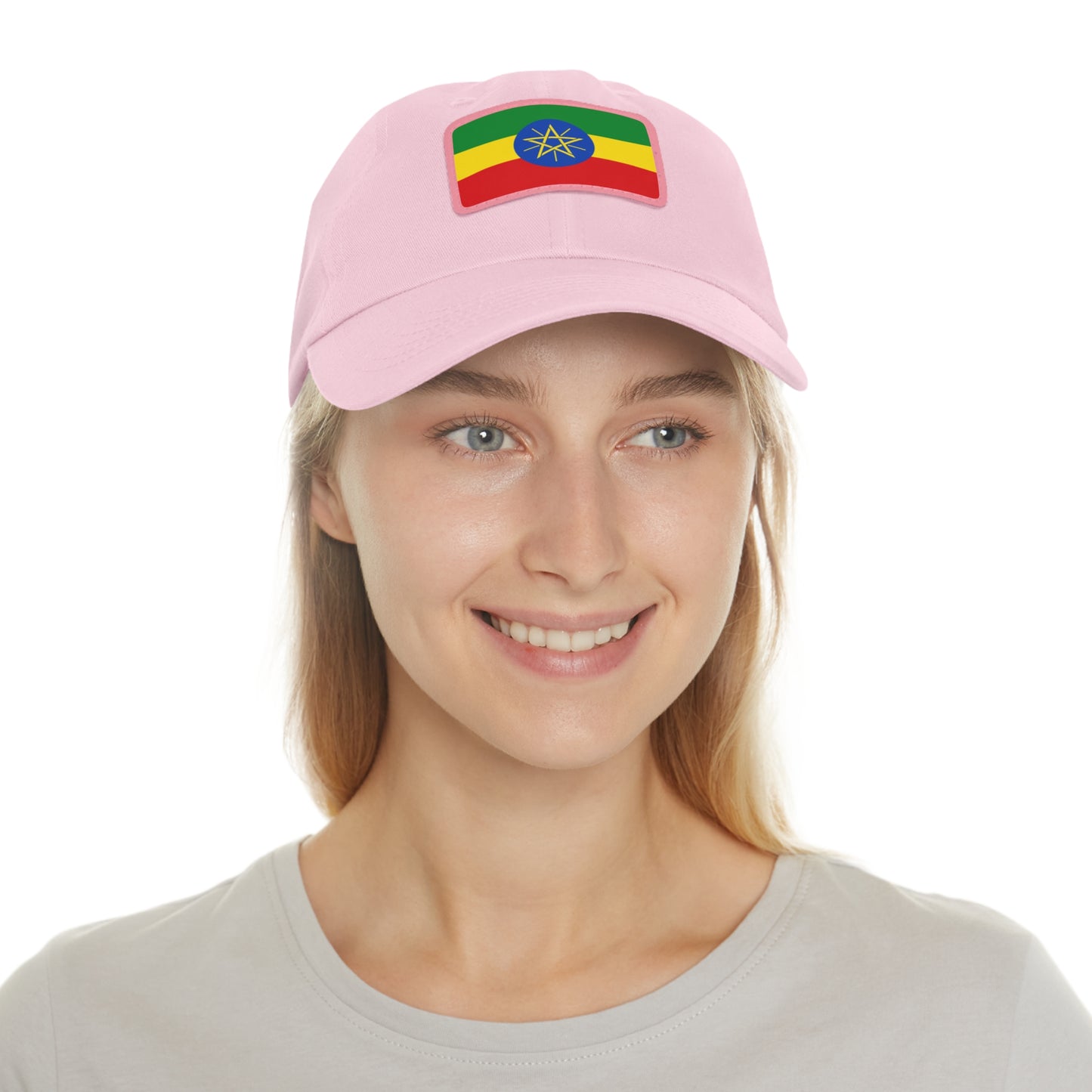Ethiopia Leather Patch Hat