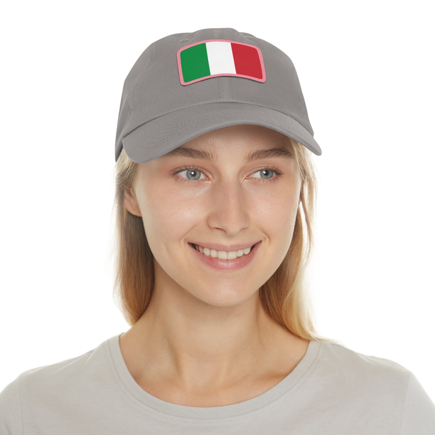 Italy Leather Patch Hat