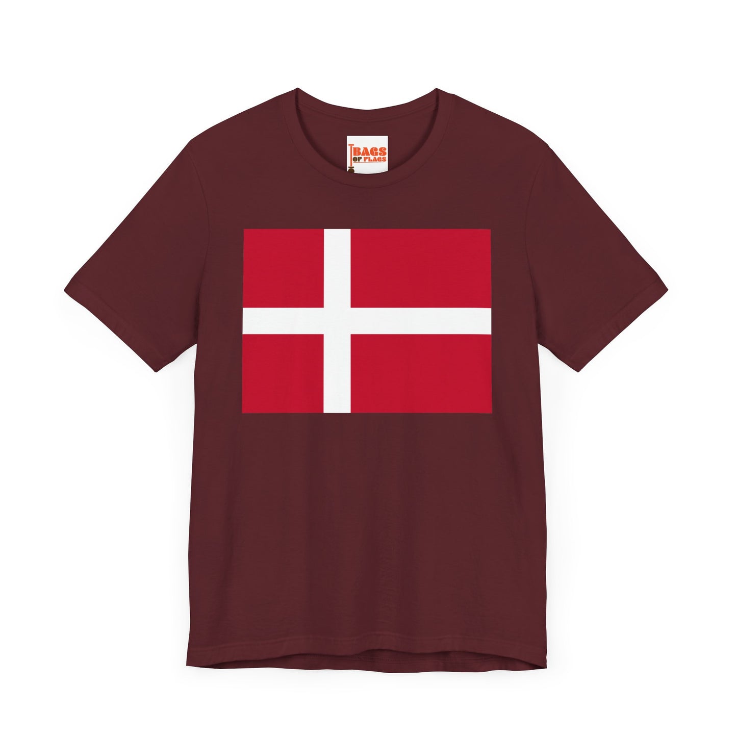 Denmark Flag on T-shirt