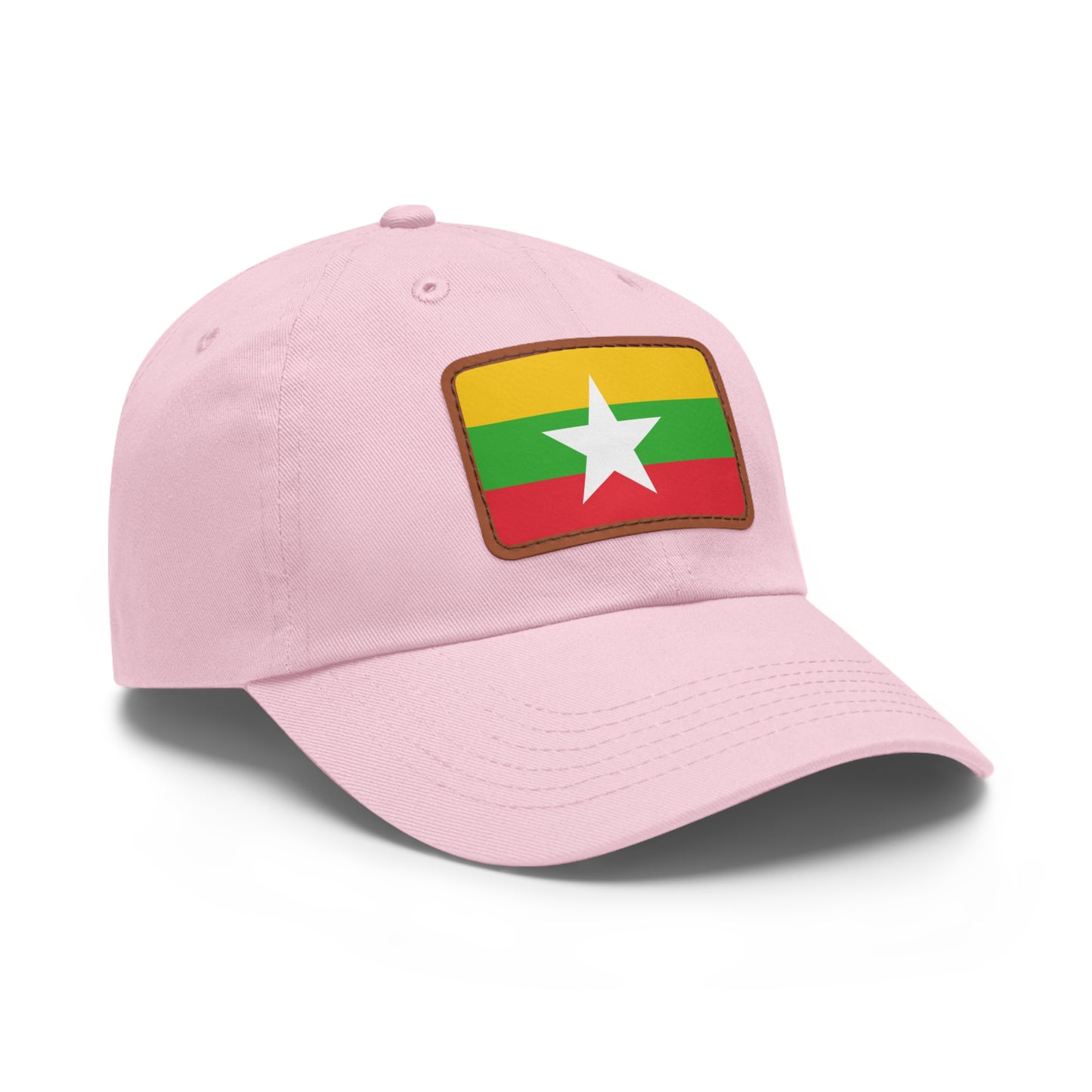 Myanmar Leather Patch Hat