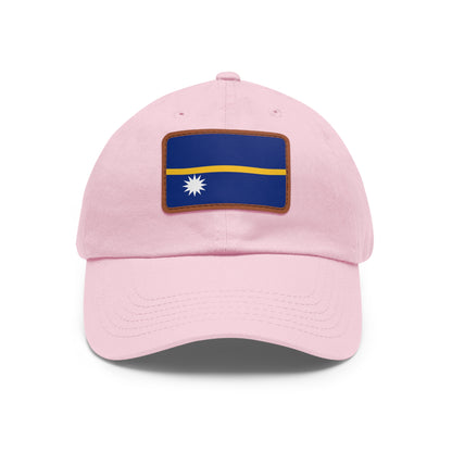 Nauru Leather Patch Hat