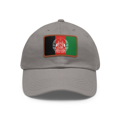 Afghanistan Leather Patch Hat