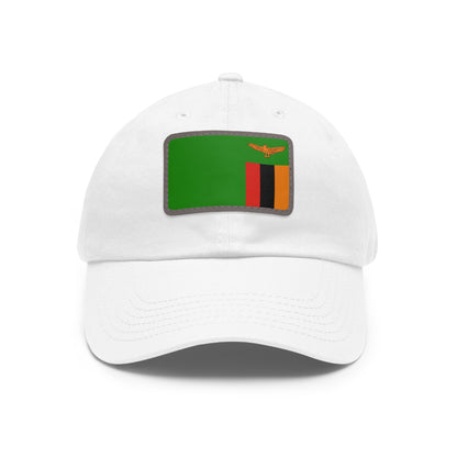 Zambia Leather Patch Hat