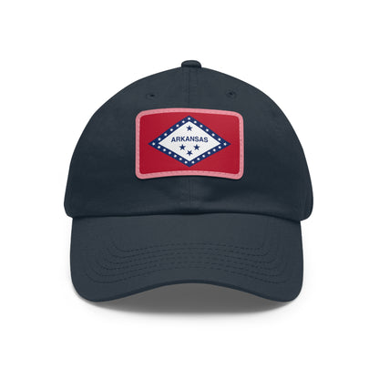 Arkansas Leather Patch Hat