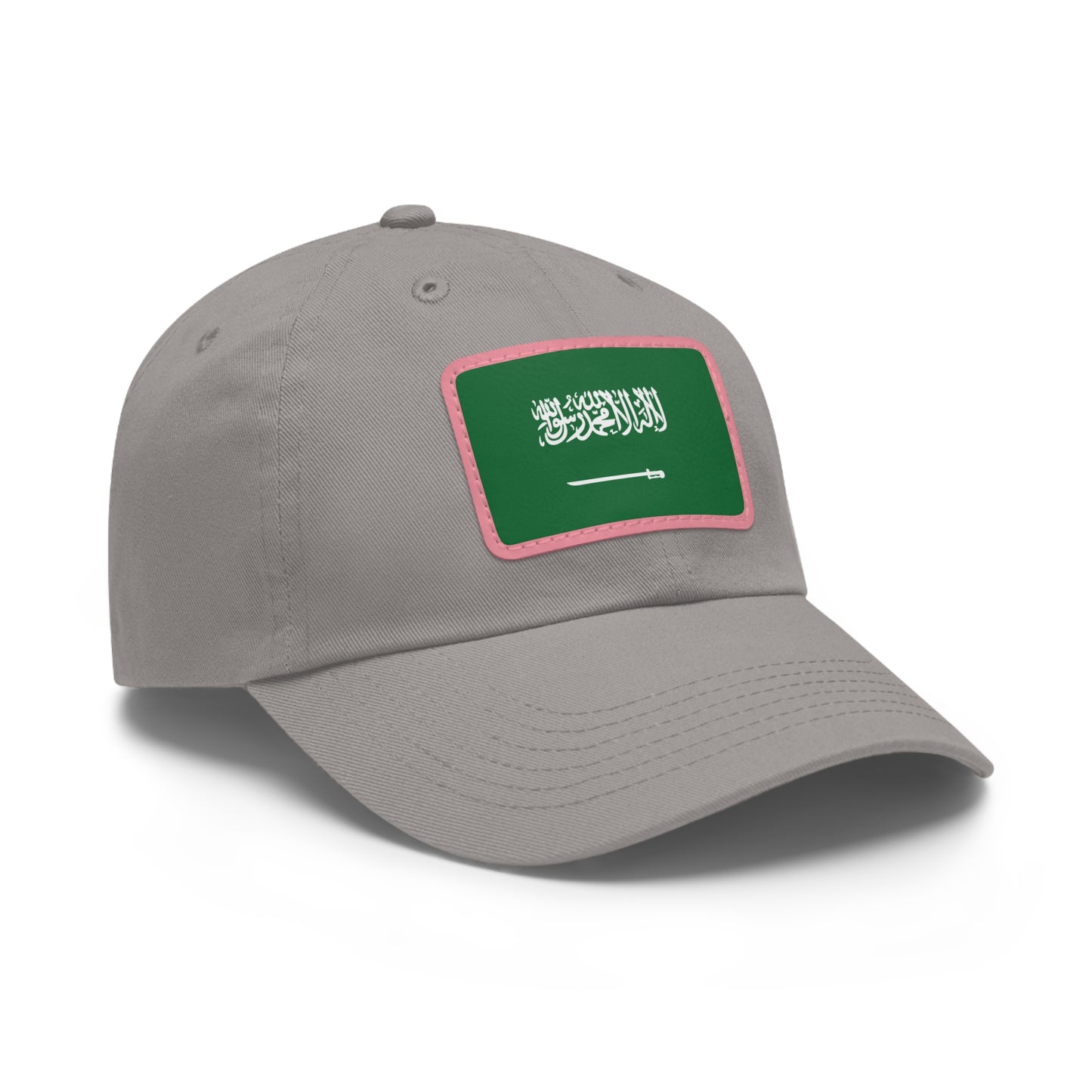 Saudi Arabia Leather Patch Hat