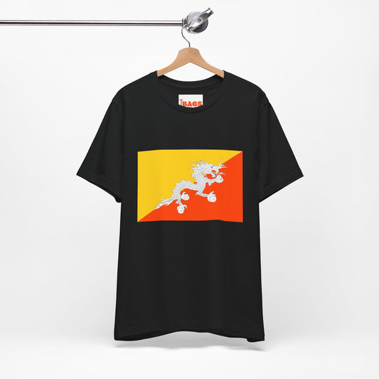 Bhutan Flag on T-shirt