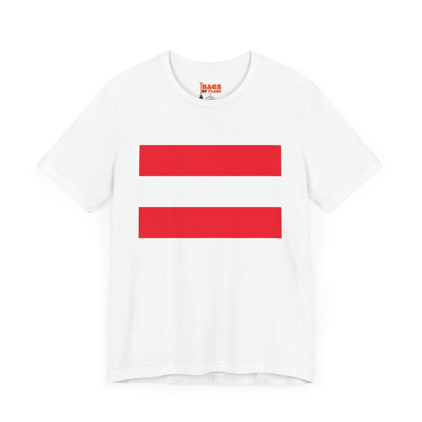 Austria Flag on T-shirt