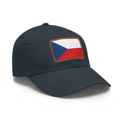 Czech Republic Leather Patch Hat