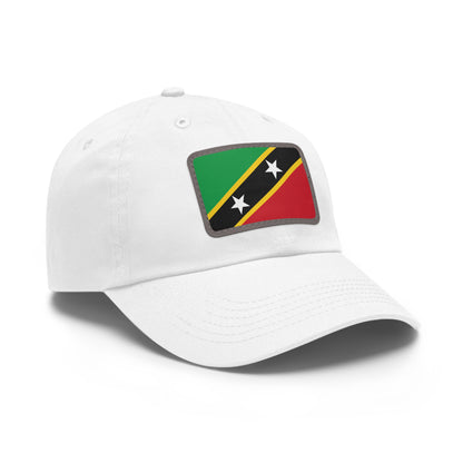 Saint Kitts and Nevis Leather Patch Hat