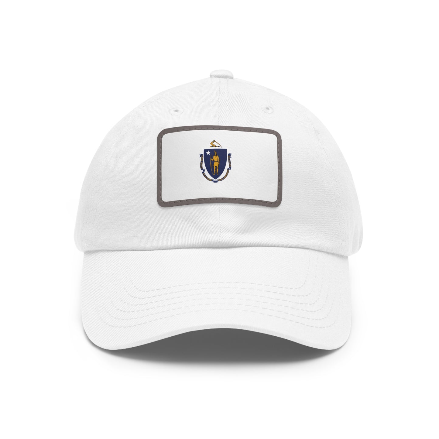 Massachusetts Leather Patch Hat