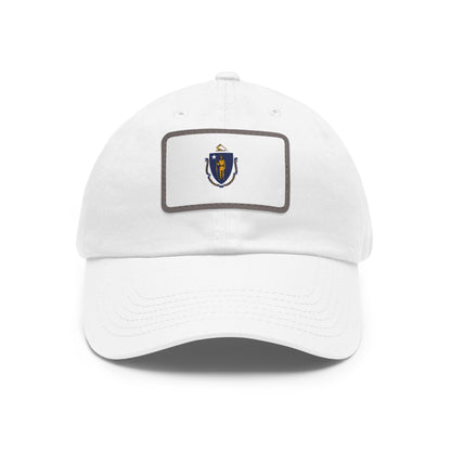 Massachusetts Leather Patch Hat