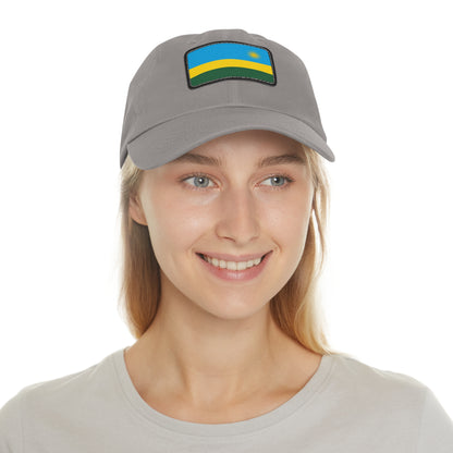 Rwanda Leather Patch Hat