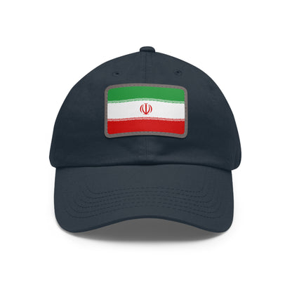 Iran Leather Patch Hat