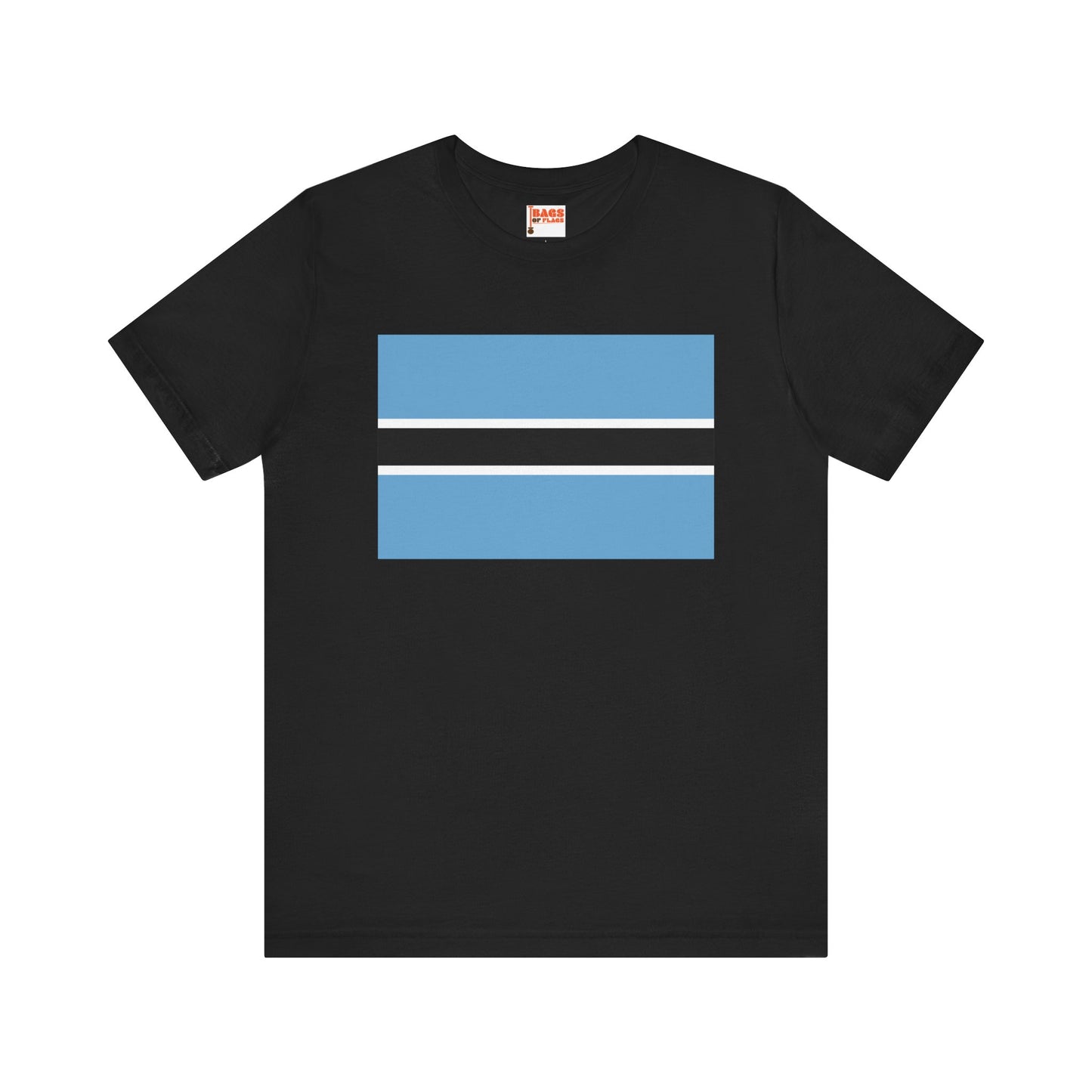 Botswana Flag on T-shirt