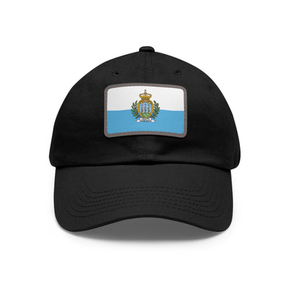 San Marino Leather Patch Hat