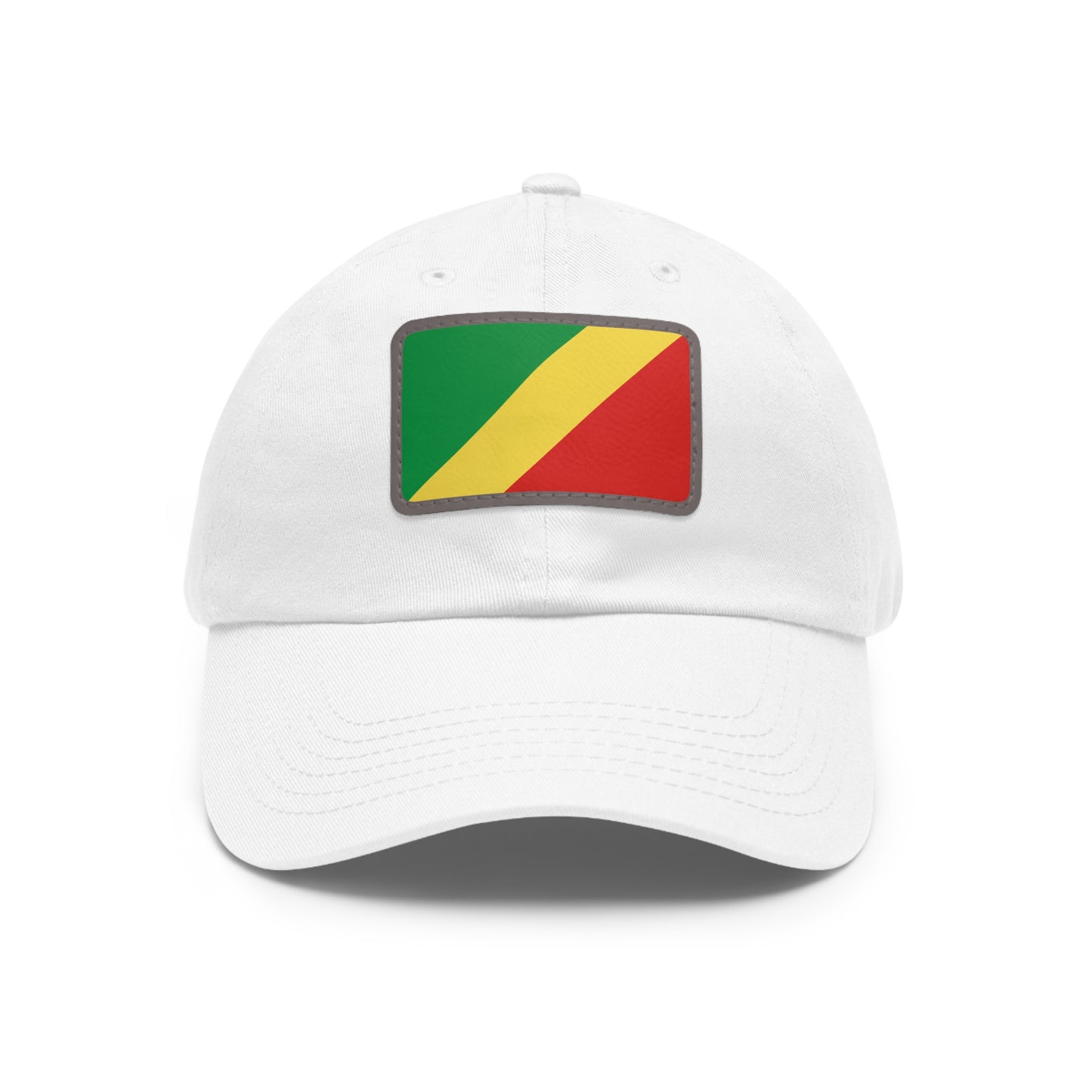 Republic of the Congo Leather Patch Hat