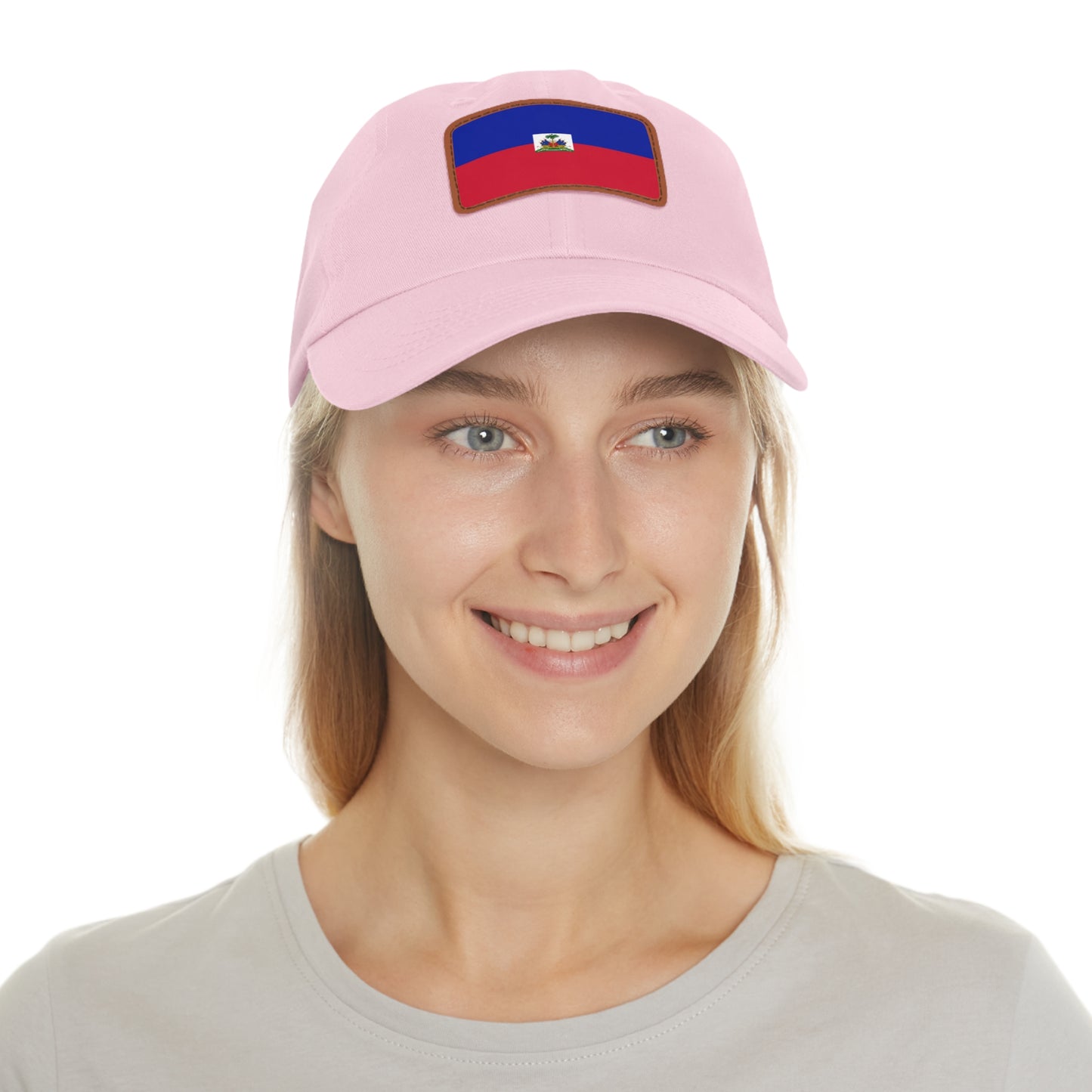 Haiti Leather Patch Hat