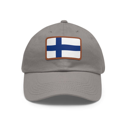 Finland Leather Patch Hat