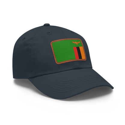Zambia Leather Patch Hat