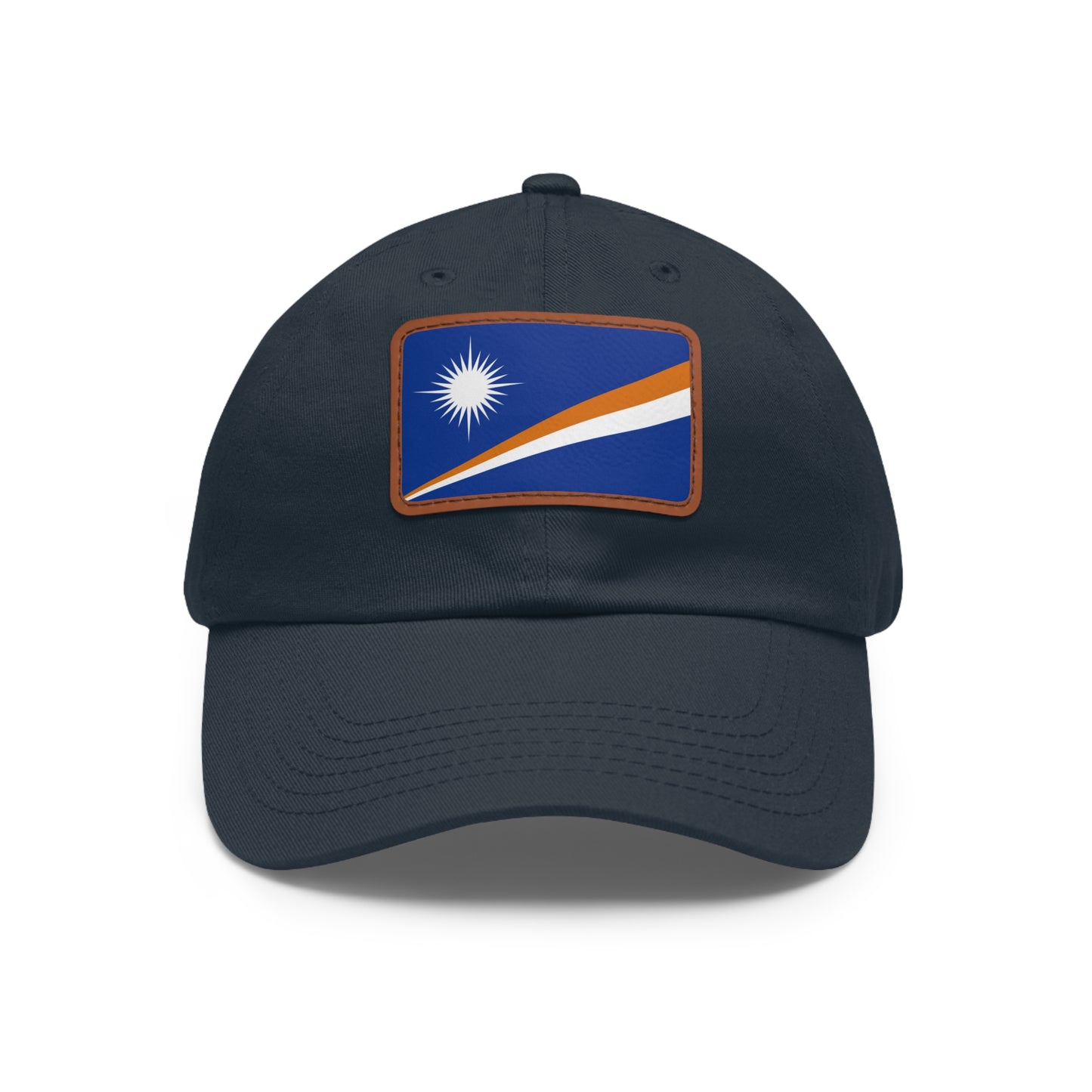 Marshall Islands Leather Patch Hat