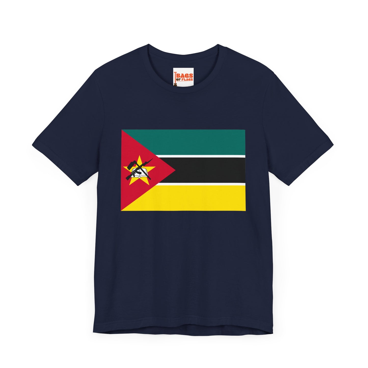 Mozambique Flag on T-shirt