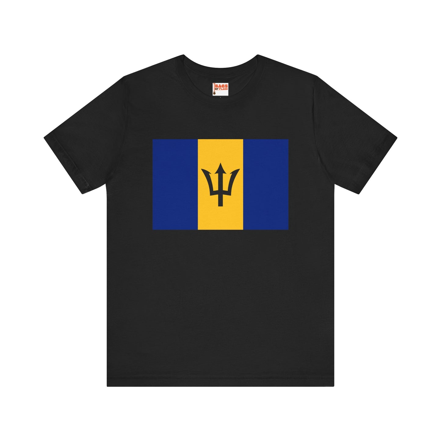 Barbados Flag on T-shirt