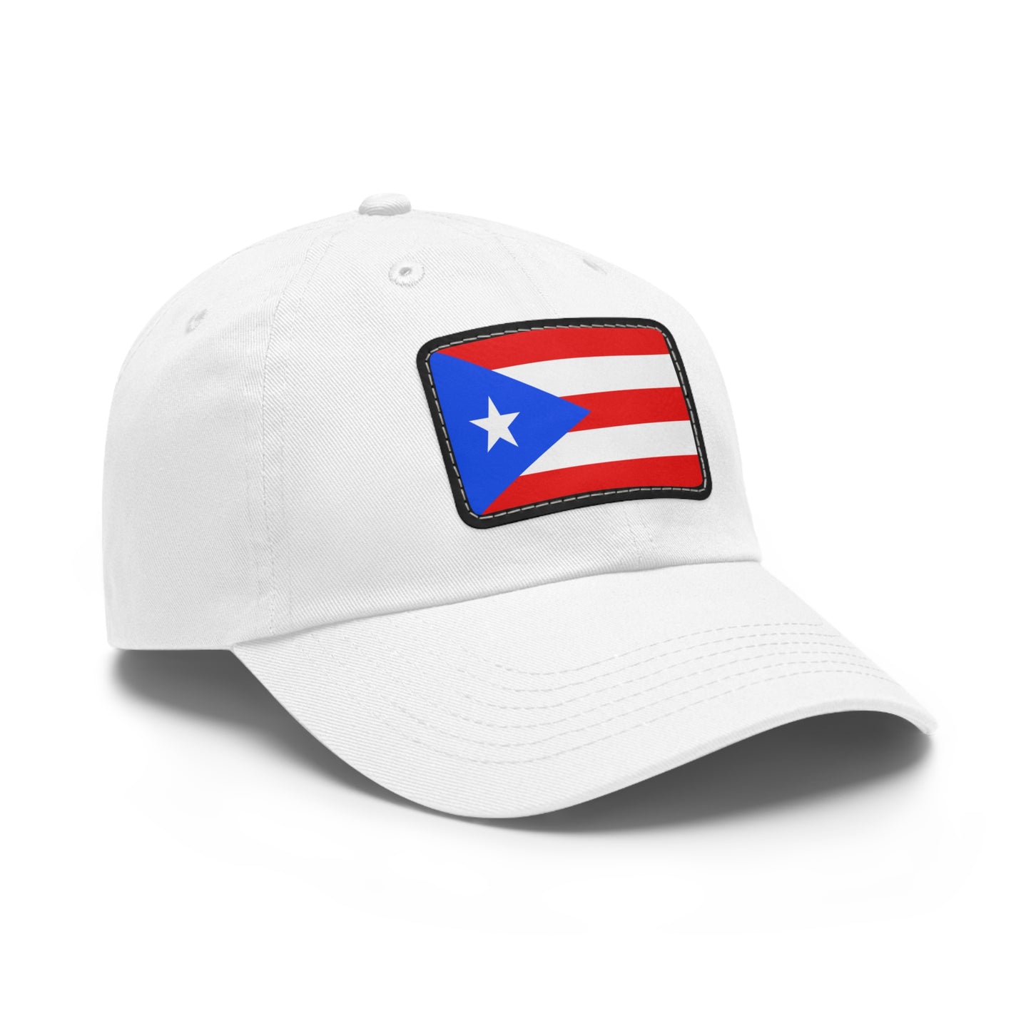 Puerto Rico Leather Patch Hat