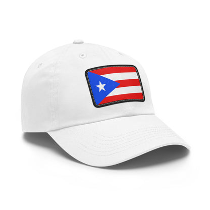 Puerto Rico Leather Patch Hat