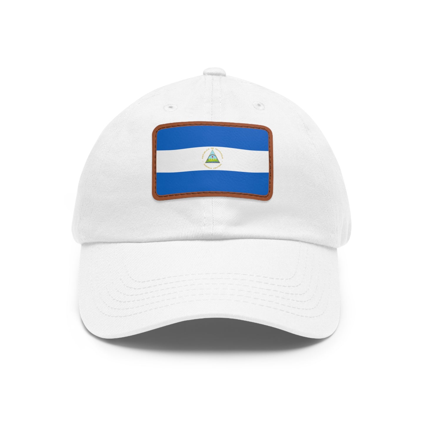 Nicaragua Leather Patch Hat
