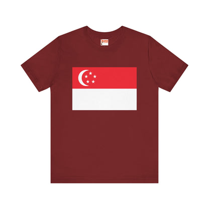 Singapore Flag on T-shirt
