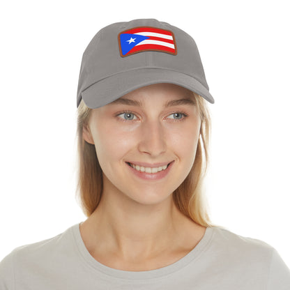 Puerto Rico Leather Patch Hat