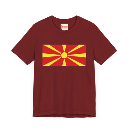 North Macedonia Flag on T-shirt